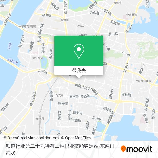 铁道行业第二十九特有工种职业技能鉴定站-东南门地图