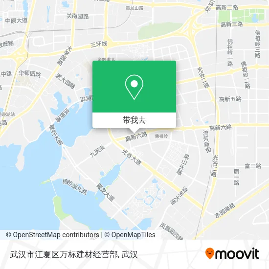 武汉市江夏区万标建材经营部地图