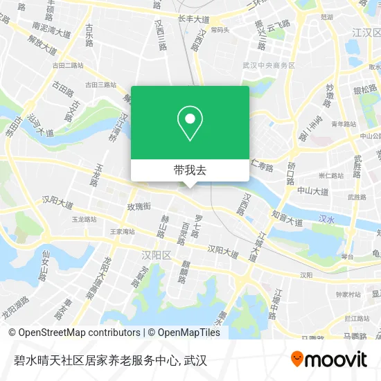 碧水晴天社区居家养老服务中心地图