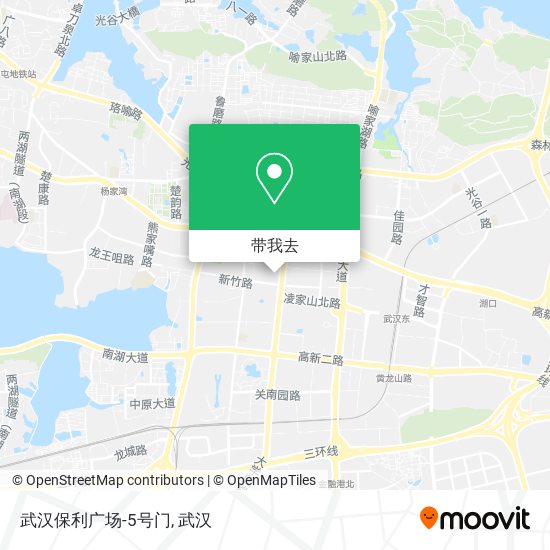 武汉保利广场-5号门地图