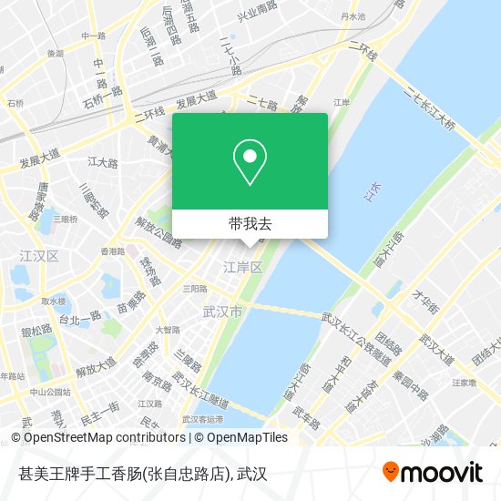 甚美王牌手工香肠(张自忠路店)地图