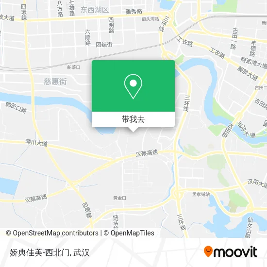 娇典佳美-西北门地图
