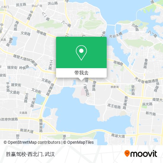 胜赢驾校-西北门地图