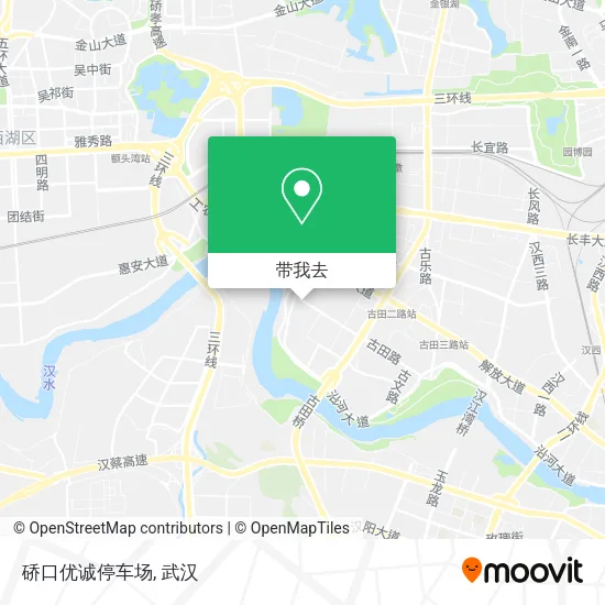 硚口优诚停车场地图