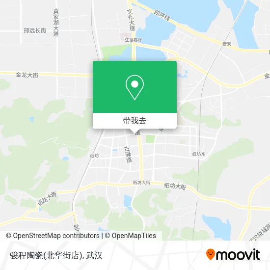 骏程陶瓷(北华街店)地图