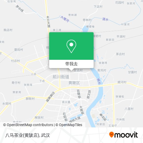 八马茶业(黄陂店)地图