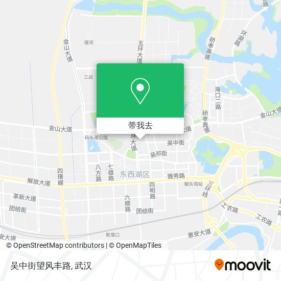 吴中街望风丰路地图