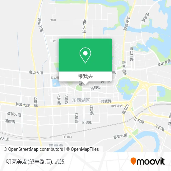 明亮美发(望丰路店)地图