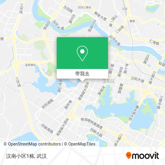汉南小区1栋地图