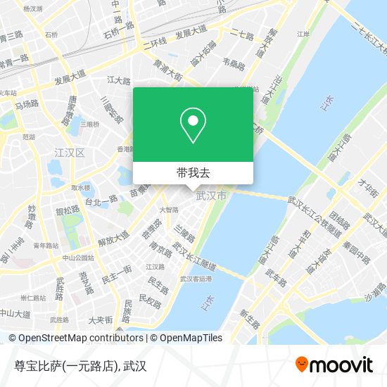 尊宝比萨(一元路店)地图