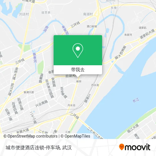 城市便捷酒店连锁-停车场地图