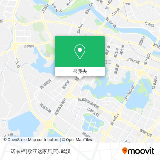 一诺衣柜(欧亚达家居店)地图