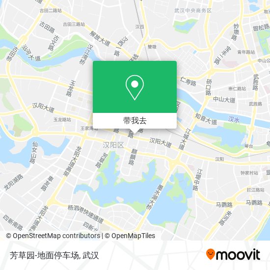 芳草园-地面停车场地图