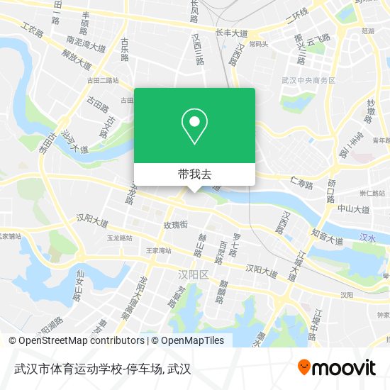 武汉市体育运动学校-停车场地图
