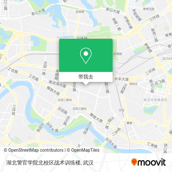 湖北警官学院北校区战术训练楼地图