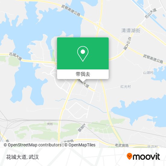 花城大道地图