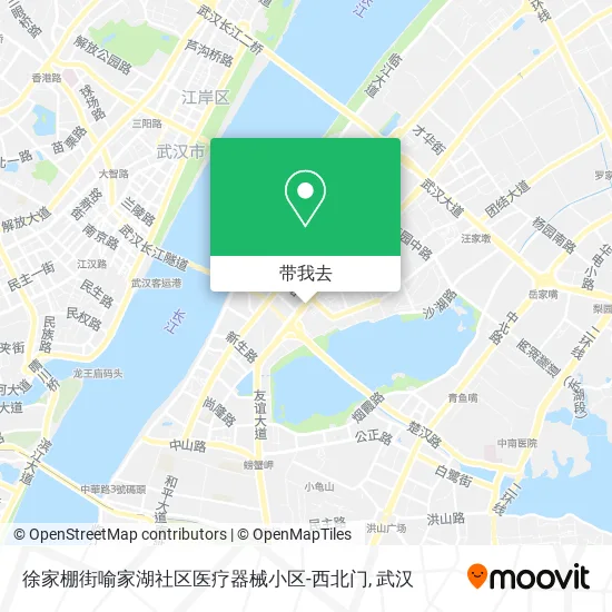 徐家棚街喻家湖社区医疗器械小区-西北门地图