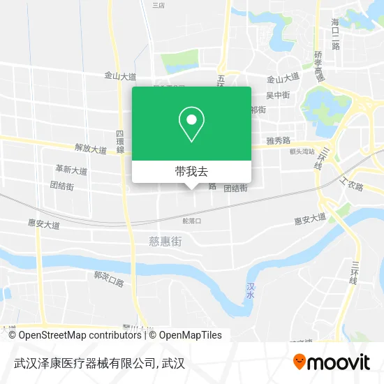 武汉泽康医疗器械有限公司地图