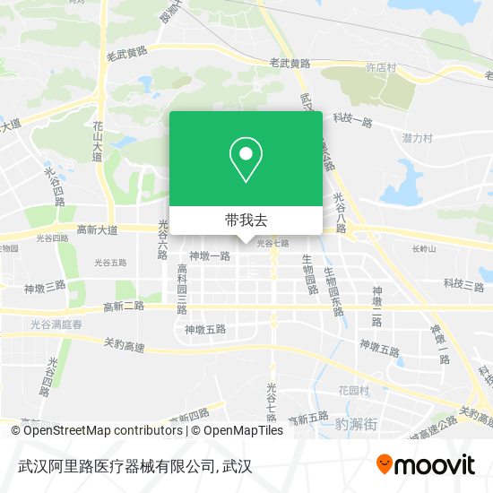 武汉阿里路医疗器械有限公司地图