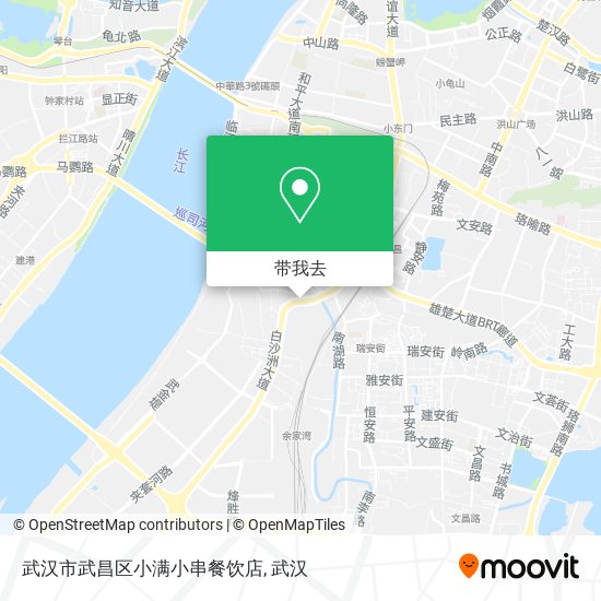 武汉市武昌区小满小串餐饮店地图