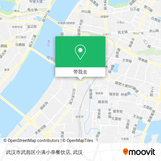 武汉市武昌区小满小串餐饮店地图