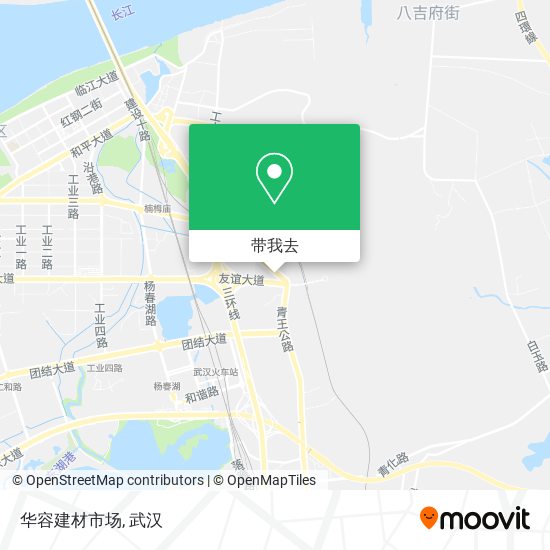 华容建材市场地图