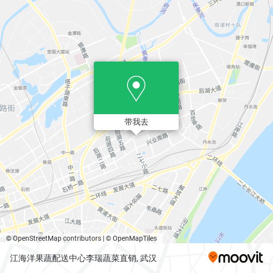 江海洋果蔬配送中心李瑞蔬菜直销地图