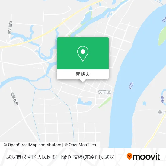 武汉市汉南区人民医院门诊医技楼(东南门)地图