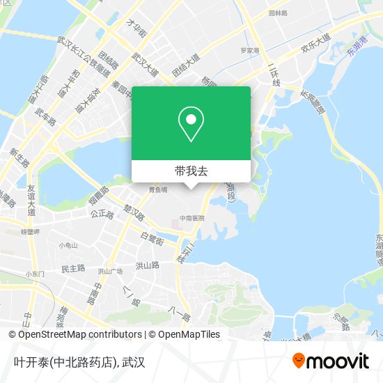 叶开泰(中北路药店)地图