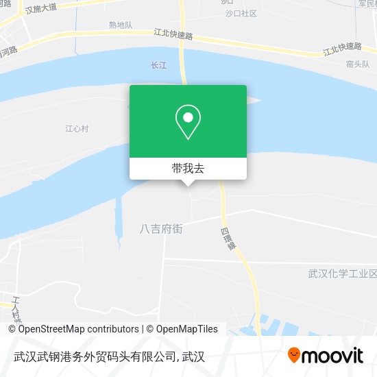 武汉武钢港务外贸码头有限公司地图