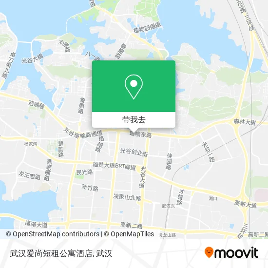武汉爱尚短租公寓酒店地图