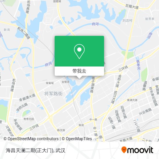 海昌天澜二期(正大门)地图