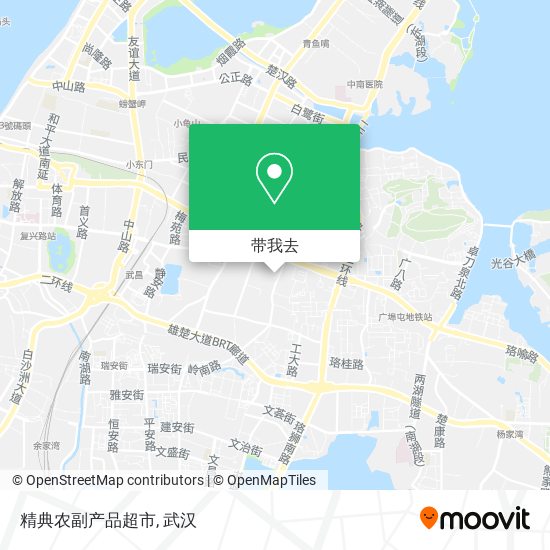 精典农副产品超市地图