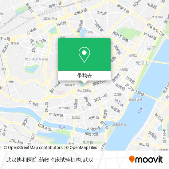 武汉协和医院-药物临床试验机构地图
