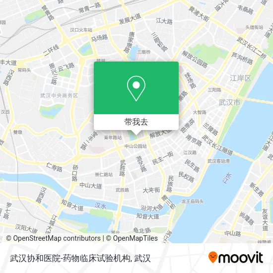 武汉协和医院-药物临床试验机构地图