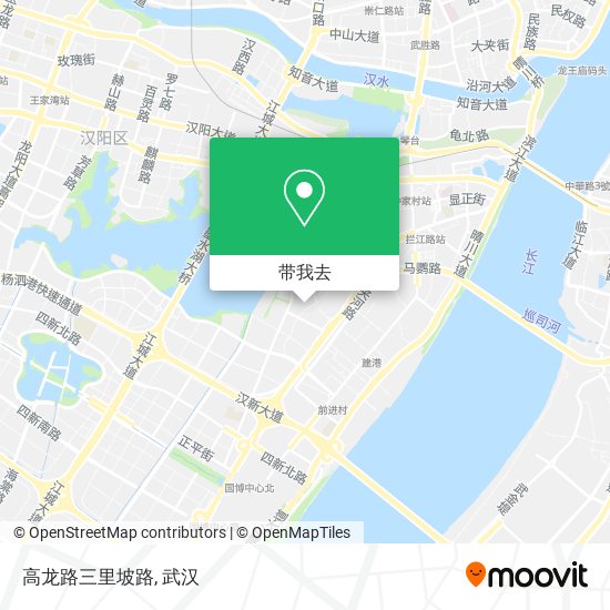 高龙路三里坡路地图