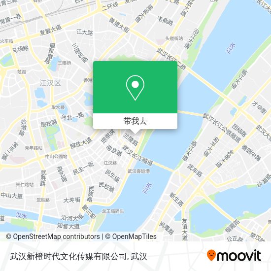武汉新橙时代文化传媒有限公司地图