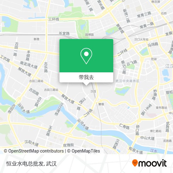 恒业水电总批发地图
