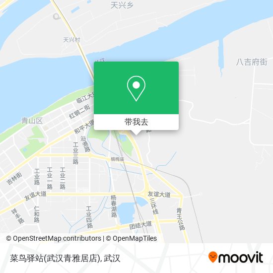 菜鸟驿站(武汉青雅居店)地图