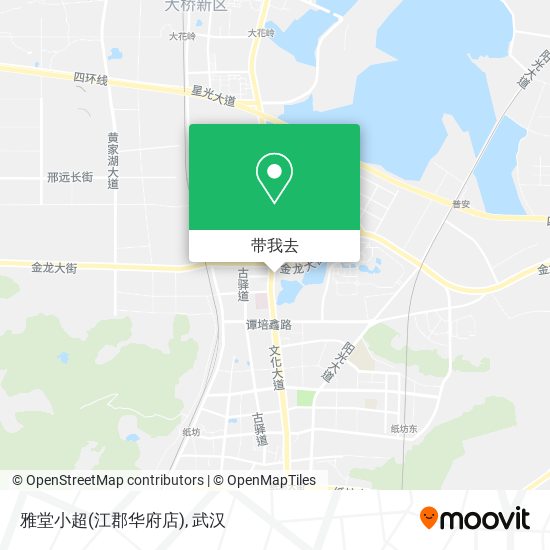 雅堂小超(江郡华府店)地图