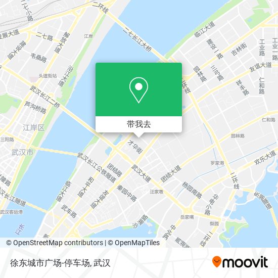 徐东城市广场-停车场地图