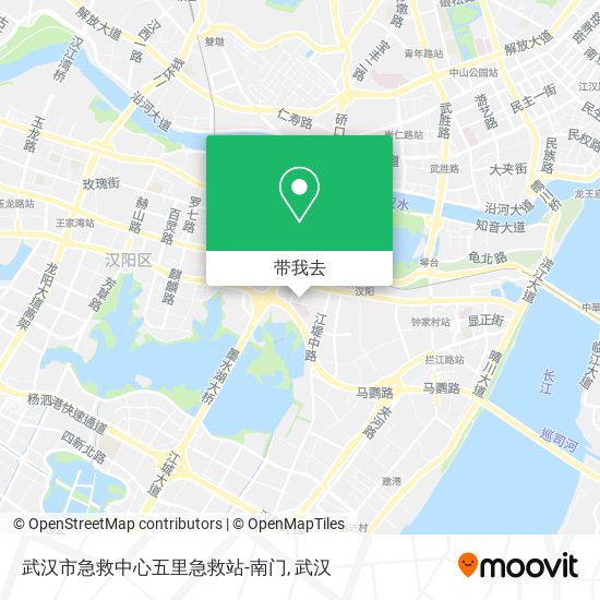 武汉市急救中心五里急救站-南门地图