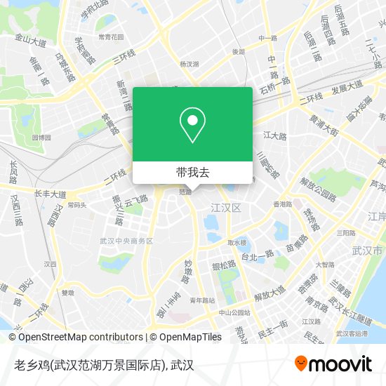 老乡鸡(武汉范湖万景国际店)地图