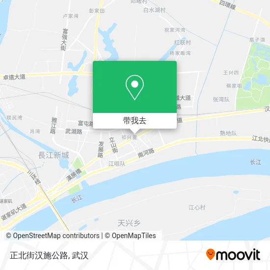 正北街汉施公路地图