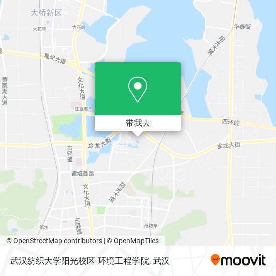 武汉纺织大学阳光校区-环境工程学院地图