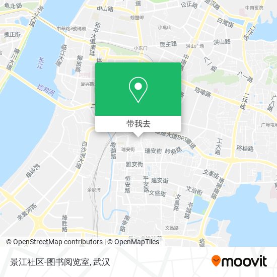 景江社区-图书阅览室地图