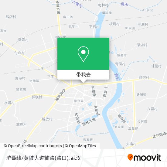 沪聂线/黄陂大道辅路(路口)地图