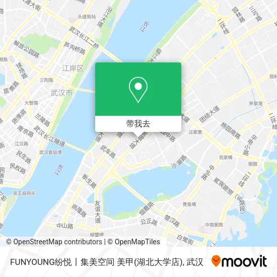 FUNYOUNG纷悦丨集美空间 美甲(湖北大学店)地图