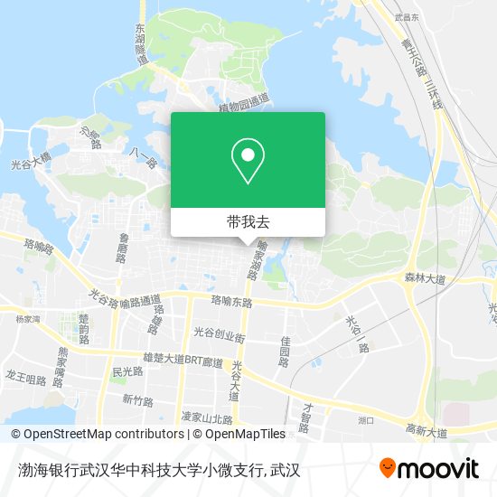 渤海银行武汉华中科技大学小微支行地图