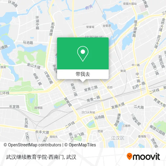武汉继续教育学院-西南门地图